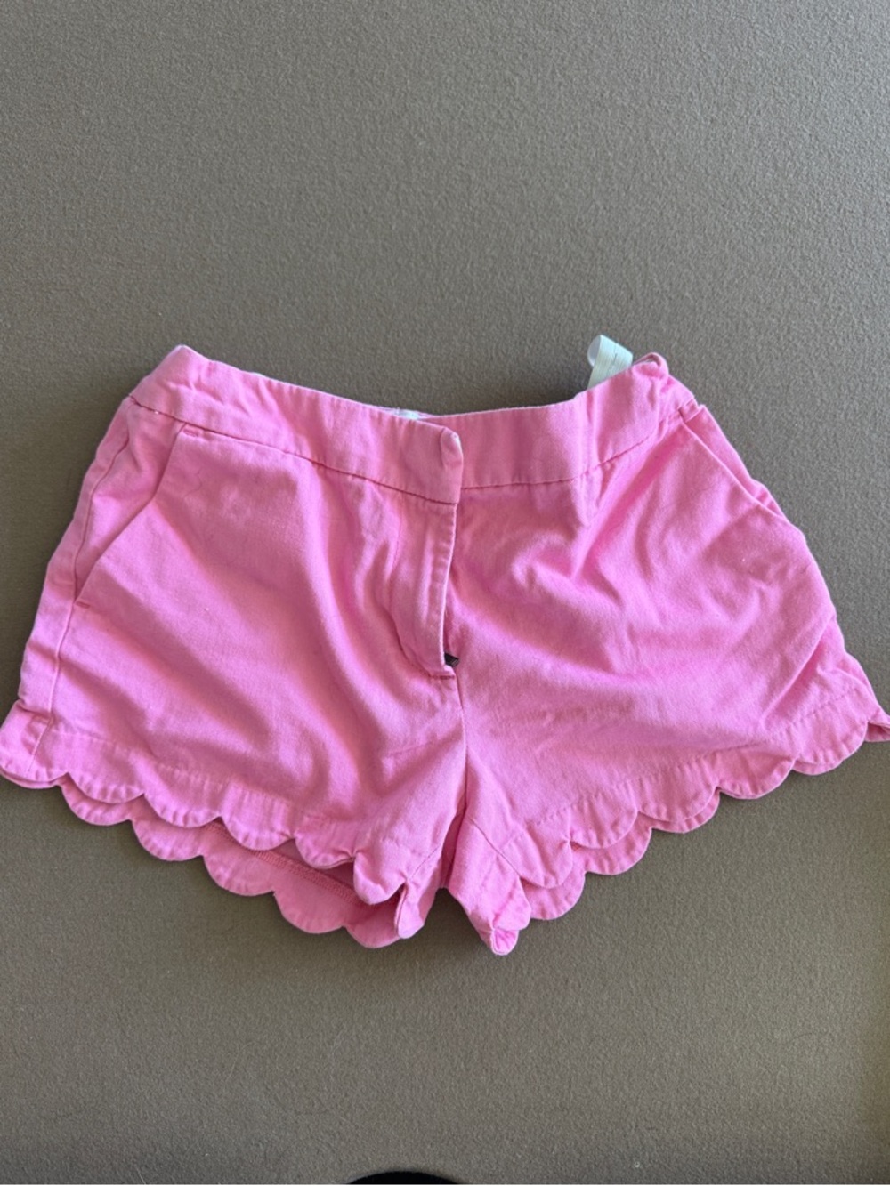 Crewcuts Pink Scallop Hem girls Shorts size 14